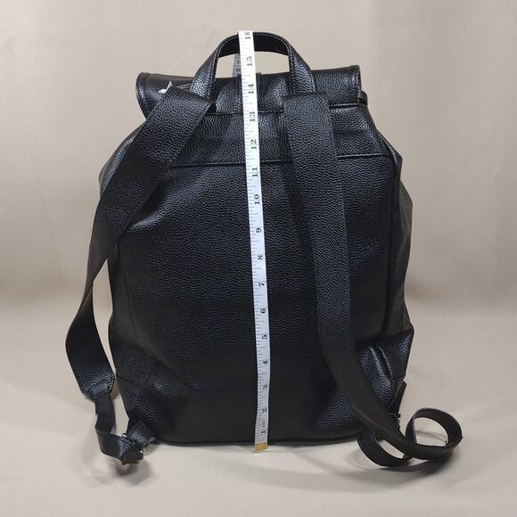 Black faux leather Backpack - Picture 16 of 16